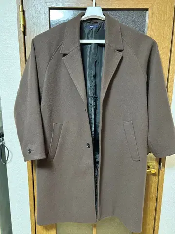 차오패닉 체스터 코트 L 사이즈 (브라운)