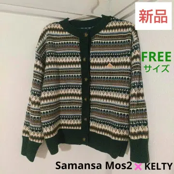 [ 새상품 ] 사만사 모스모스 x 켈티 니트 가디건 FREE