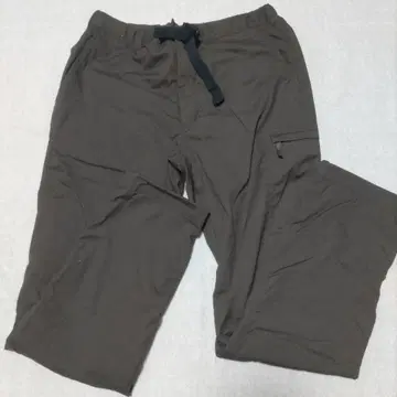 UNIQLO 블록 테크 웜 이지 팬츠 웜 팬츠 브라운 M