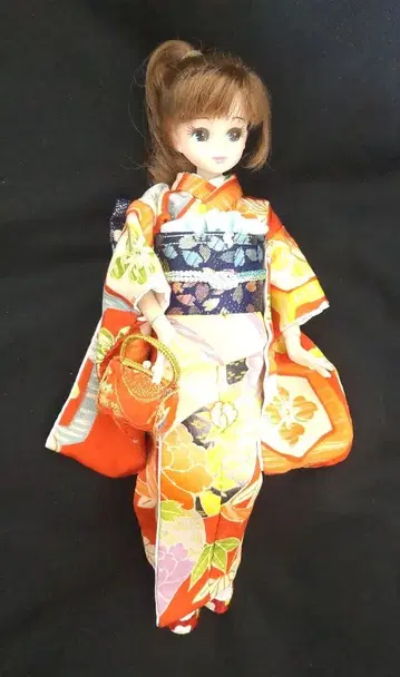 할머니의 바느질 상자 리카짱 사이즈 후리소데 세트 1