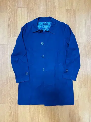 URBAN RESEARCH 네이비 스텐카라 코트 카모플라쥬 안감