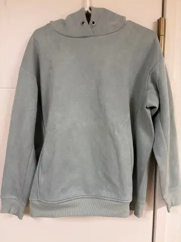 블루 그레이 M 사이즈 후드티