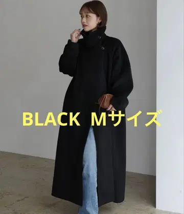 스탠드 카라 코쿤 슬리브 롱 코트 INTER FACTORY