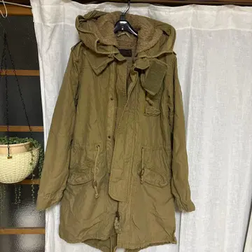 후드 부착 모즈 코트