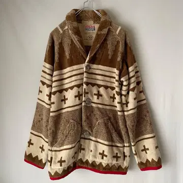 SALT WATER COWBOY 파일 원단 커버올 네이티브 무늬