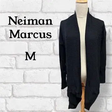 Neiman Marcus 롱 가디건 M 블랙 여성용