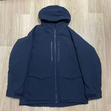 [ 새상품급 ] UNIQLO XL 블랙 하이브리드 다운 자켓 후드티