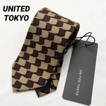 [미사용 새상품 (168)] 유나이티드 도쿄 넥타이 체크 패턴