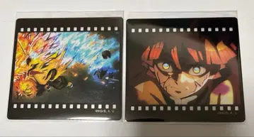 귀멸의 칼날 다이닝 오타노시미 복권 필름풍 클리어 카드 젠이츠 세트