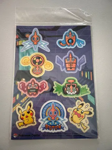 미개봉 로토무 피카츄 마그넷 시트 포켓몬 센터 포켓몬