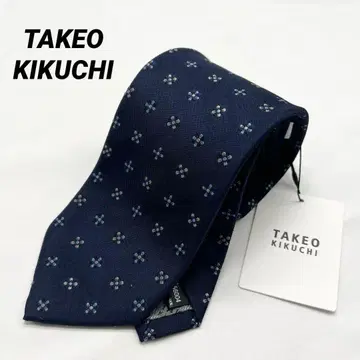 [미사용 새상품 (169)] 다케오 키쿠치 넥타이 플라워 도트 무늬