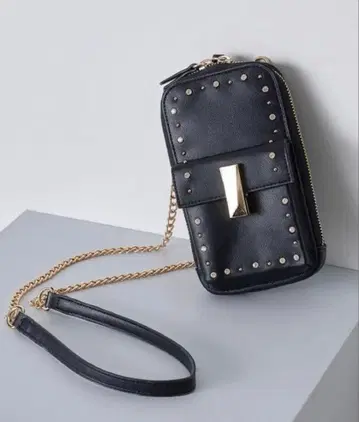 셀포드 비쥬 스터드 멀티 숄더 블랙