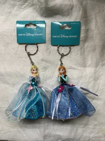 엘사 안나 키링 2개 세트