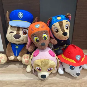 파우 패트롤 봉제 인형 5개 세트