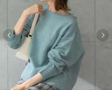 URBAN RESEARCH ROSSO 스카이블루 긴팔 스웨터