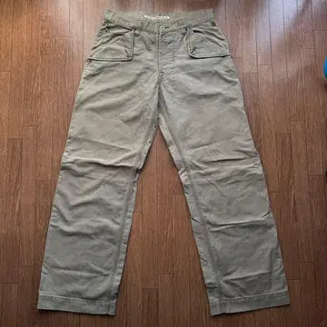 KATO AAA 헤링본 팬츠 신치 벨트 포함 M 사이즈