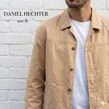 다니엘 헤슈타 코튼 자켓 S 베이지 코스기 산업 레트로 구제 의류