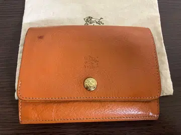 IL BISONTE 접이식 지갑 오렌지
