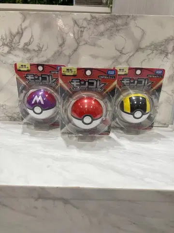 포켓몬 몬코레 몬스터볼 3개 [미개봉 새상품] 쵸로Q 덤 포함