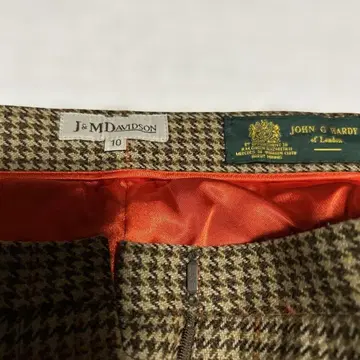 J & M DAVIDSON 체크 무늬 슬랙스 10