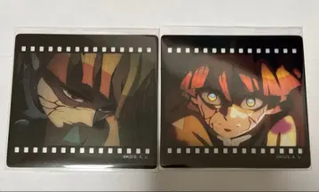 귀멸의 칼날 다이닝 오타노시미 복권 필름풍 클리어 카드 젠이츠 세트 2