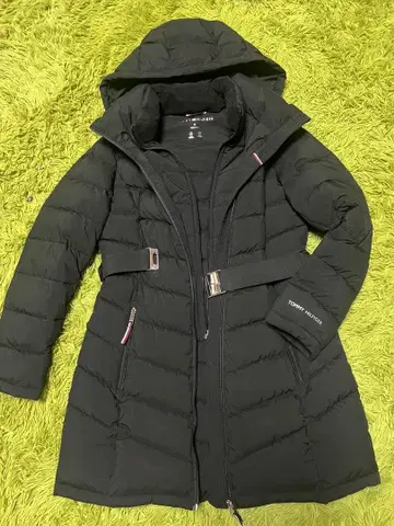 TOMMY HILFIGER 블랙 다운 자켓 M