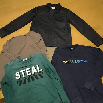 Billabong 기타 상의, 팬츠 아우터 세트 S, M, L