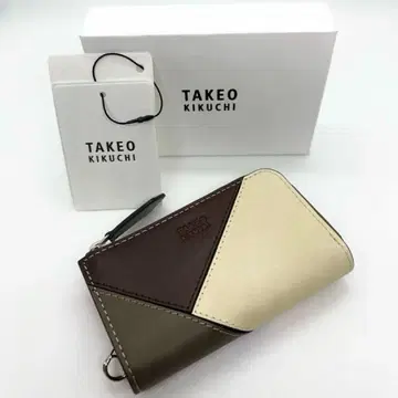 [ 미사용 새상품 ] 다케오 키쿠치 앤티크풍 키케이스 브라운 계열