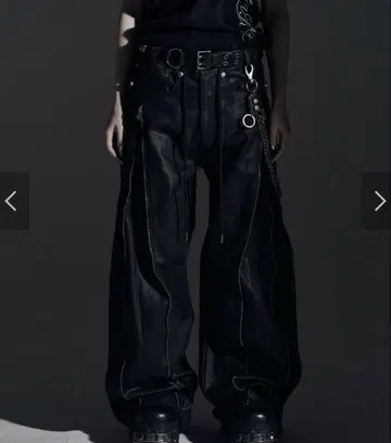 Rosen Kreuz ZIP WIDE BAGGY PANTS