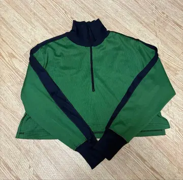 BEAMS BOY 하프 지퍼 저지