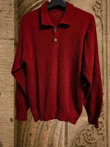 RENOWN 레나운 니트 피케 셔츠 모 100%