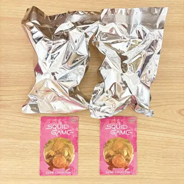 오징어 게임 1 돼지 저금통 코스 컬렉션 피규어 2종 세트