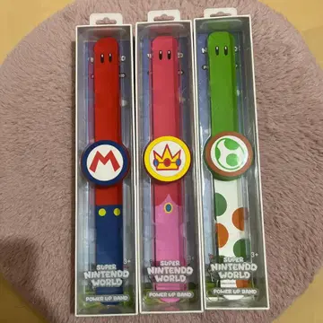 USJ 슈퍼 마리오 파워업 밴드 3종 세트