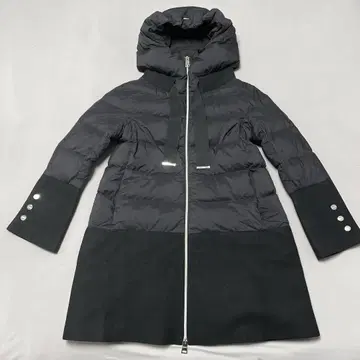 Herno 헤르노 다운 자켓 이종 소재 블랙 사이즈 38