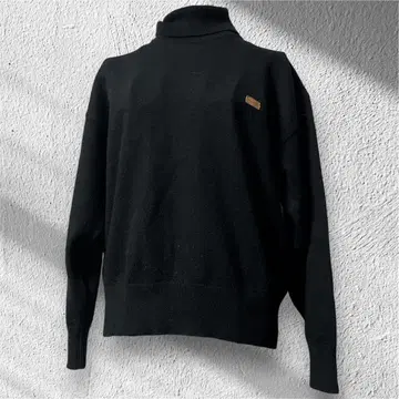 [ 일본제 ] PIA SPORTS 울 100% 터틀넥 니트 블랙