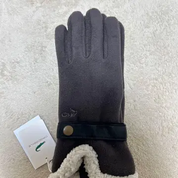 Crocodile 브라운 플리스 장갑