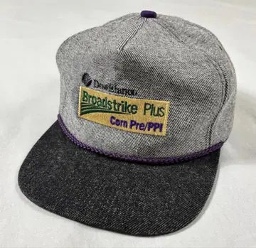 usa제 80s K-Products 데님 캡 미국제 퍼 블랙