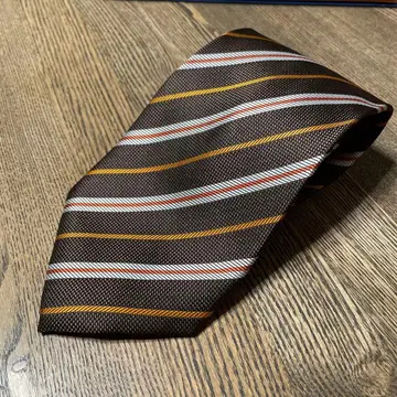 폴스미스 런던 폴스미스 브라운 넥타이 폭 넓음