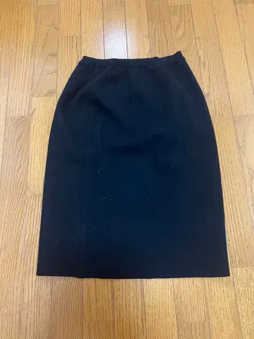 BALLY 블랙 타이트 스커트 울 혼방