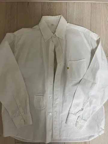 화이트 코튼 셔츠 45r