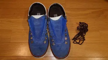 파랑 스웨이드 신발 LEE