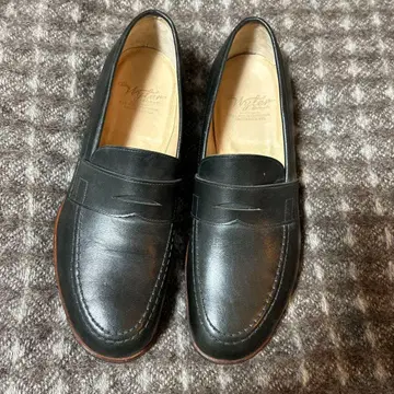 THE WHARF 시착 발끝 스틸 부착 로퍼