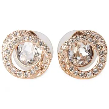 SWAROVSKI 스와로브스키 귀걸이 로즈 골드
