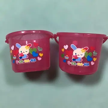 산리오 레트로 우사하나 미니 양동이 2개