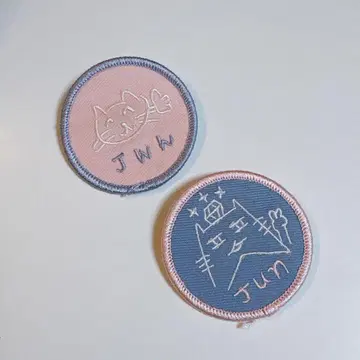 SEVENTEEN 준 와펜 배지 HANA 팬미팅 2세트