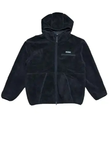 풀 집업 플리스 자켓 블랙