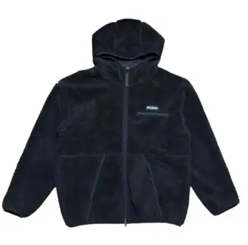 풀 집업 플리스 자켓 블랙