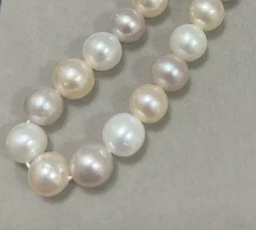 담수 펄 목걸이 화이트x핑크