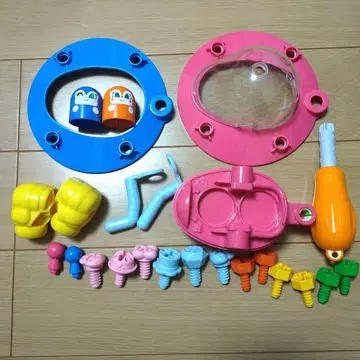 호빵맨 조립DIY 코킨도 함께 나사나사 도킨UFO