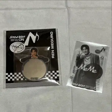 Snow Man 스노우맨 메구로 렌 미러 스티커 클리어 스티커